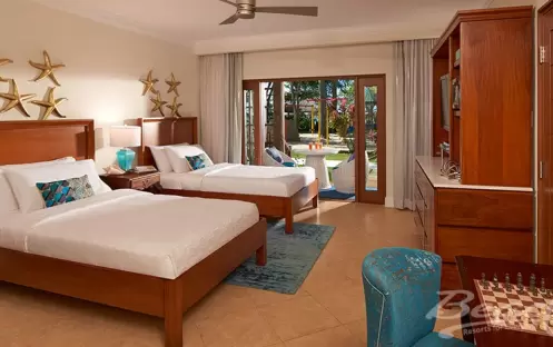  Tropical Beachfront Two Bedroom Grand Butler Family Suite - W2BG  (5)